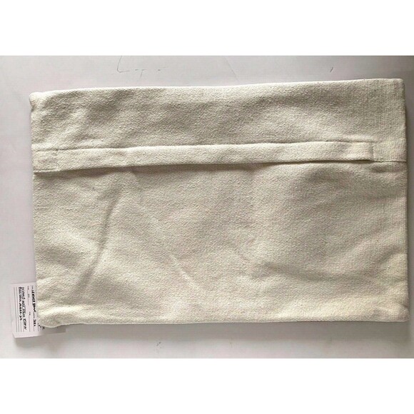 THRO Marlo Lorenz Tribal Denali Band Faux Leather/Linen Pillow Case Sham 12 x 20 - Picture 2 of 3